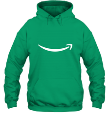 Smile Shirt  White Logo Hooded Sweatshirt Hooded Sweatshirt - jonhlittlestore88