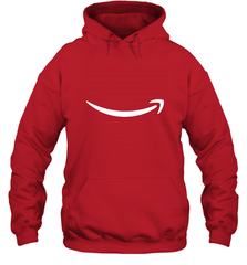Smile Shirt  White Logo Hooded Sweatshirt Hooded Sweatshirt - jonhlittlestore88