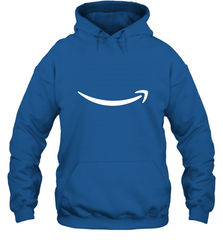 Smile Shirt  White Logo Hooded Sweatshirt Hooded Sweatshirt - jonhlittlestore88