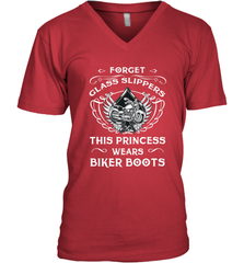 Forget glass slippers this princess wears biker boots Men's V-Neck Men's V-Neck - jonhlittlestore88