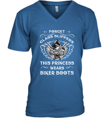 Forget glass slippers this princess wears biker boots Men's V-Neck Men's V-Neck - jonhlittlestore88