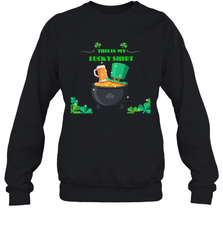 This is my lucky shirt on St Patricks Day Crewneck Sweatshirt Crewneck Sweatshirt - jonhlittlestore88