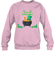 This is my lucky shirt on St Patricks Day Crewneck Sweatshirt Crewneck Sweatshirt - jonhlittlestore88