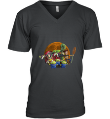 Disney Pixar Toy Story Halloween Moon Group Men's V-Neck Men's V-Neck - jonhlittlestore88