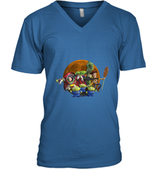 Disney Pixar Toy Story Halloween Moon Group Men's V-Neck Men's V-Neck - jonhlittlestore88
