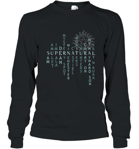 Supernatural For Men Woman Long Sleeve T-Shirt Long Sleeve T-Shirt / Black / S Long Sleeve T-Shirt - jonhlittlestore88