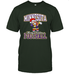 NFL Minnesota Christmas Funny Dabbing Santa playing football Men's T-Shirt Men's T-Shirt - jonhlittlestore88