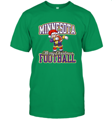 NFL Minnesota Christmas Funny Dabbing Santa playing football Men's T-Shirt Men's T-Shirt - jonhlittlestore88