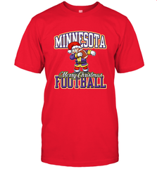 NFL Minnesota Christmas Funny Dabbing Santa playing football Men's T-Shirt Men's T-Shirt - jonhlittlestore88