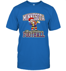 NFL Minnesota Christmas Funny Dabbing Santa playing football Men's T-Shirt Men's T-Shirt - jonhlittlestore88