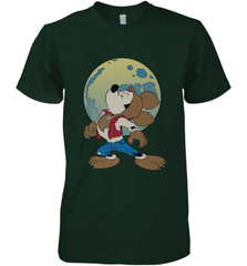 Disney Mickey Mouse Werewolf Halloween Costume Men's Premium T-Shirt Men's Premium T-Shirt - jonhlittlestore88