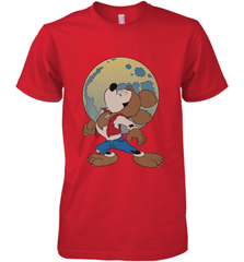 Disney Mickey Mouse Werewolf Halloween Costume Men's Premium T-Shirt Men's Premium T-Shirt - jonhlittlestore88
