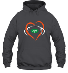 NFL New York Jets Heart Love Football Hooded Sweatshirt Hooded Sweatshirt - jonhlittlestore88