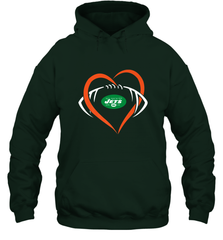 NFL New York Jets Heart Love Football Hooded Sweatshirt Hooded Sweatshirt - jonhlittlestore88