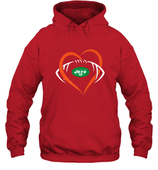 NFL New York Jets Heart Love Football Hooded Sweatshirt Hooded Sweatshirt - jonhlittlestore88