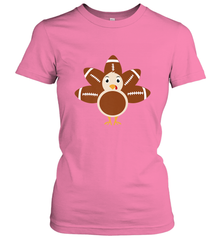 Funny Football Turkey Fall Thanksgiving Football Women's T-Shirt Women's T-Shirt - jonhlittlestore88