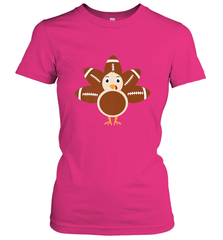 Funny Football Turkey Fall Thanksgiving Football Women's T-Shirt Women's T-Shirt - jonhlittlestore88