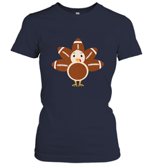 Funny Football Turkey Fall Thanksgiving Football Women's T-Shirt Women's T-Shirt - jonhlittlestore88