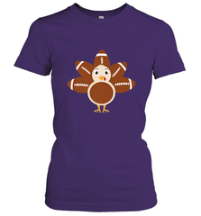 Funny Football Turkey Fall Thanksgiving Football Women's T-Shirt Women's T-Shirt - jonhlittlestore88