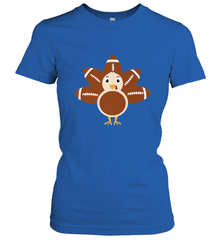 Funny Football Turkey Fall Thanksgiving Football Women's T-Shirt Women's T-Shirt - jonhlittlestore88