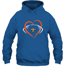 NFL New Orleans Saints Heart Love Football Hooded Sweatshirt Hooded Sweatshirt - jonhlittlestore88