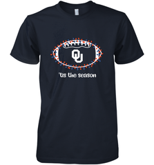 NFL Oklahoma Sooners Football And Christmas Lights Men's Premium T-Shirt Men's Premium T-Shirt - jonhlittlestore88