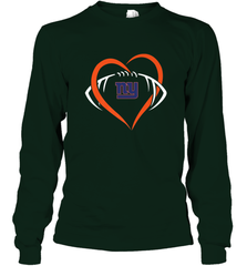 NFL New York Giants Heart Love Football Long Sleeve T-Shirt Long Sleeve T-Shirt - jonhlittlestore88