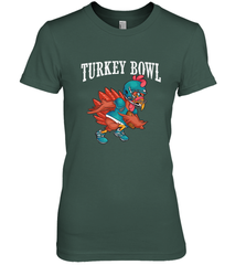 Cool Turkey Bowl _ Funny Thanksgiving Football Player Women's Premium T-Shirt Women's Premium T-Shirt - jonhlittlestore88