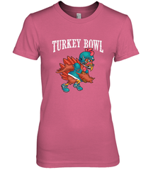 Cool Turkey Bowl _ Funny Thanksgiving Football Player Women's Premium T-Shirt Women's Premium T-Shirt - jonhlittlestore88
