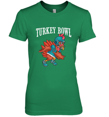 Cool Turkey Bowl _ Funny Thanksgiving Football Player Women's Premium T-Shirt Women's Premium T-Shirt - jonhlittlestore88