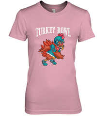Cool Turkey Bowl _ Funny Thanksgiving Football Player Women's Premium T-Shirt Women's Premium T-Shirt - jonhlittlestore88