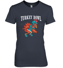 Cool Turkey Bowl _ Funny Thanksgiving Football Player Women's Premium T-Shirt Women's Premium T-Shirt - jonhlittlestore88