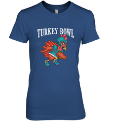 Cool Turkey Bowl _ Funny Thanksgiving Football Player Women's Premium T-Shirt Women's Premium T-Shirt - jonhlittlestore88