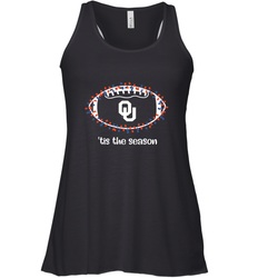 NFL Oklahoma Sooners Football And Christmas Lights Women's Racerback Tank