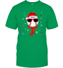 San Diego Padres Logo Christmas Baseball Player Glasses Santa Hat Pajama Gift Men's T-Shirt Men's T-Shirt - jonhlittlestore88