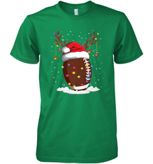 NFL Christmas Football Reindeer Funny Santa Hat Xmas Kids Gift Men's Premium T-Shirt Men's Premium T-Shirt - jonhlittlestore88