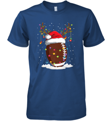NFL Christmas Football Reindeer Funny Santa Hat Xmas Kids Gift Men's Premium T-Shirt Men's Premium T-Shirt - jonhlittlestore88