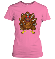 Cool Turkey Football Feathers Funny Thanksgiving Sports Women's T-Shirt Women's T-Shirt - jonhlittlestore88