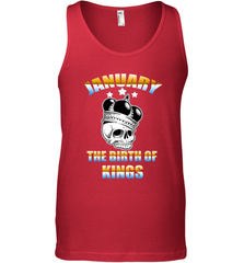 Kings Are Born In January Birthday For Men Men's Tank Top Men's Tank Top - jonhlittlestore88