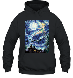 Disney Peter Pan Tinker Bell Starry Night Portrait Hooded Sweatshirt