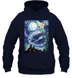 Disney Peter Pan Tinker Bell Starry Night Portrait Hooded Sweatshirt