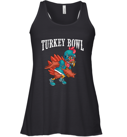 Cool Turkey Bowl _ Funny Thanksgiving Football Player Women's Racerback Tank Women's Racerback Tank / Black / XS Women's Racerback Tank - jonhlittlestore88