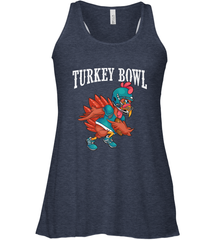 Cool Turkey Bowl _ Funny Thanksgiving Football Player Women's Racerback Tank Women's Racerback Tank - jonhlittlestore88