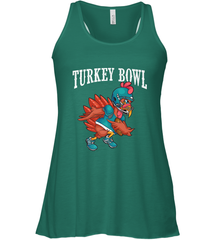 Cool Turkey Bowl _ Funny Thanksgiving Football Player Women's Racerback Tank Women's Racerback Tank - jonhlittlestore88