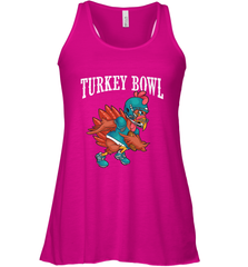 Cool Turkey Bowl _ Funny Thanksgiving Football Player Women's Racerback Tank Women's Racerback Tank - jonhlittlestore88