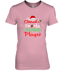 NFL Santa's Favorite Football Player Xmas Light Hat Christmas Women's Premium T-Shirt Women's Premium T-Shirt - jonhlittlestore88