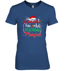 NFL Santa's Favorite Football Player Xmas Light Hat Christmas Women's Premium T-Shirt Women's Premium T-Shirt - jonhlittlestore88