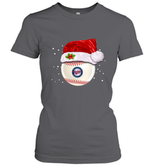 Minnesota Twins Logo Baseball Ball Christmas Santa Hat Xmas Sport Funny Snow Women's T-Shirt Women's T-Shirt - jonhlittlestore88