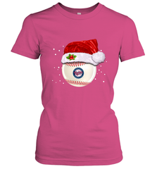 Minnesota Twins Logo Baseball Ball Christmas Santa Hat Xmas Sport Funny Snow Women's T-Shirt Women's T-Shirt - jonhlittlestore88