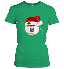 Minnesota Twins Logo Baseball Ball Christmas Santa Hat Xmas Sport Funny Snow Women's T-Shirt Women's T-Shirt - jonhlittlestore88